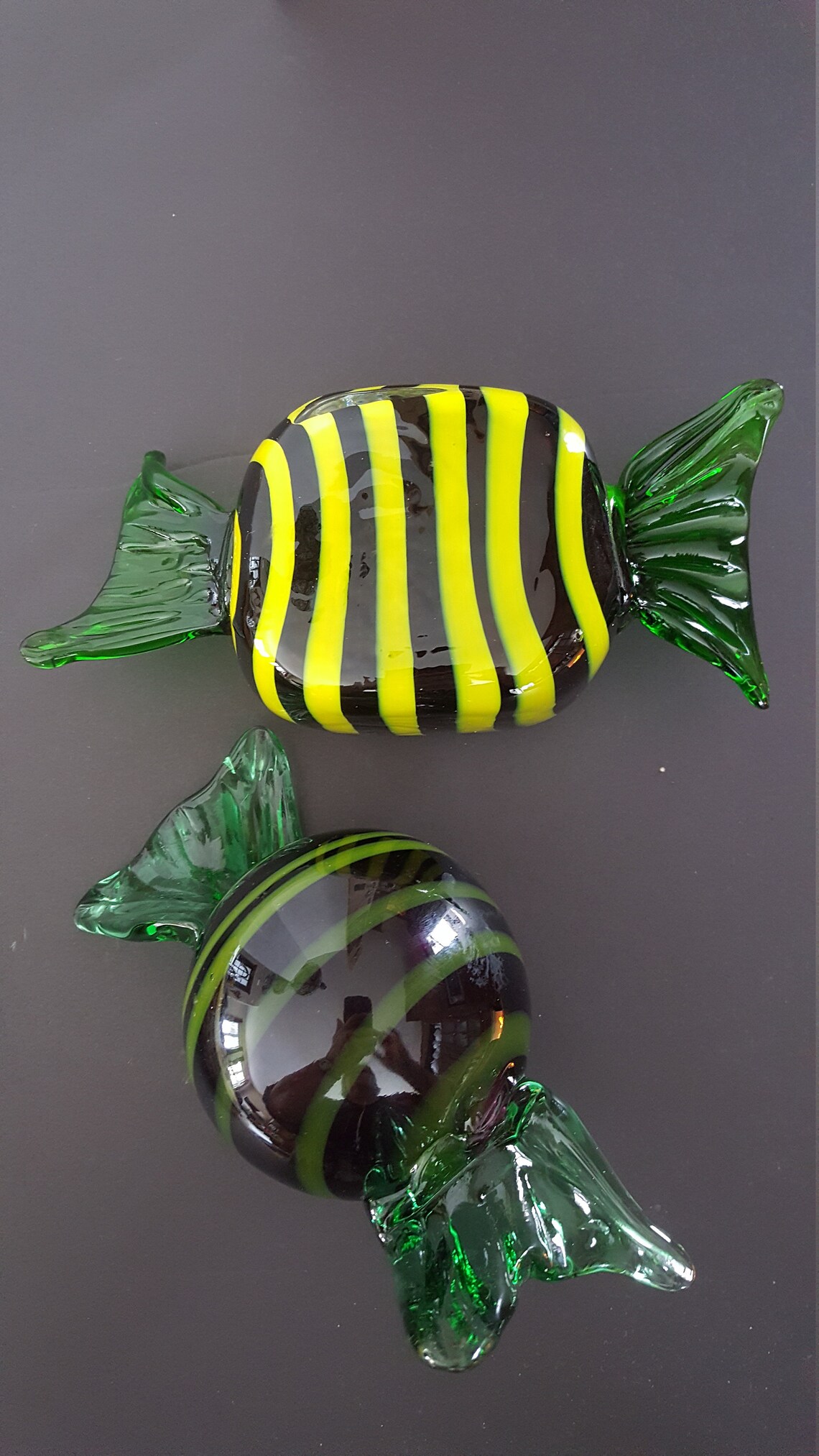 Blown Glass 2 Confectionery/candies 7 Inchesrare - Etsy