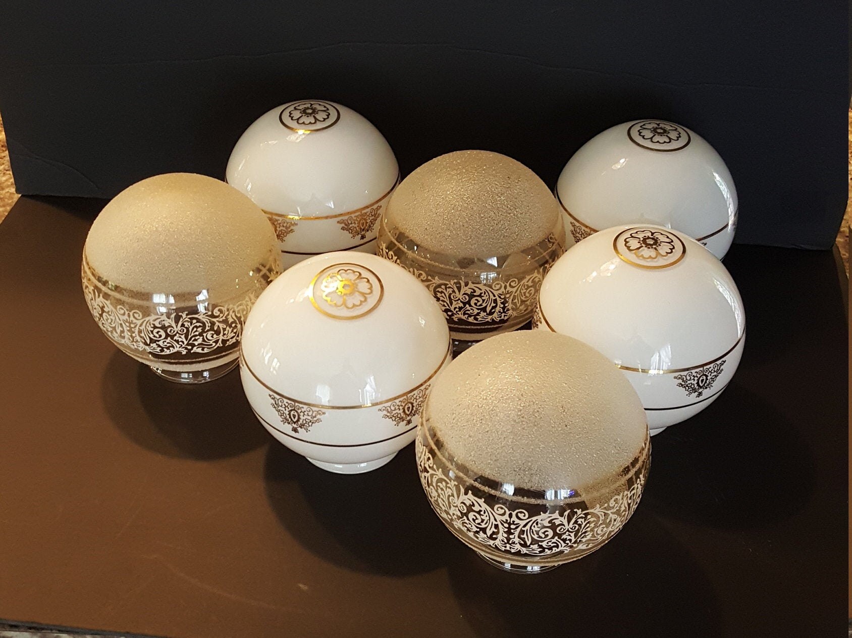 Vintage globe lampshade/globe replacement Etsy