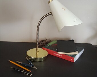 Vintage articulated desk lamp from the 50s