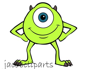 pic Monsters Inc Mike Wazowski Png etsy