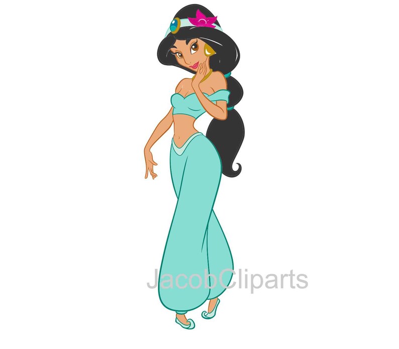 Download Jasmine SVGJasmine Cliparts Princess svg Disney Svg Dxf | Etsy