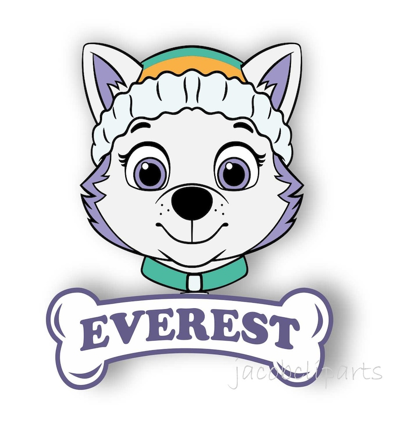 paw patrol everest svg paw patrol everest svg