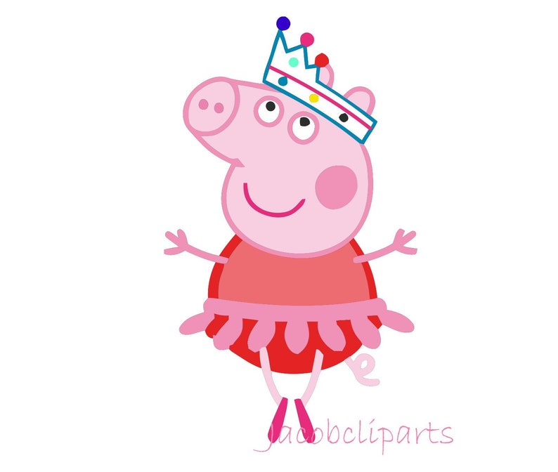 Free Free 221 Princess Peppa Pig Svg SVG PNG EPS DXF File