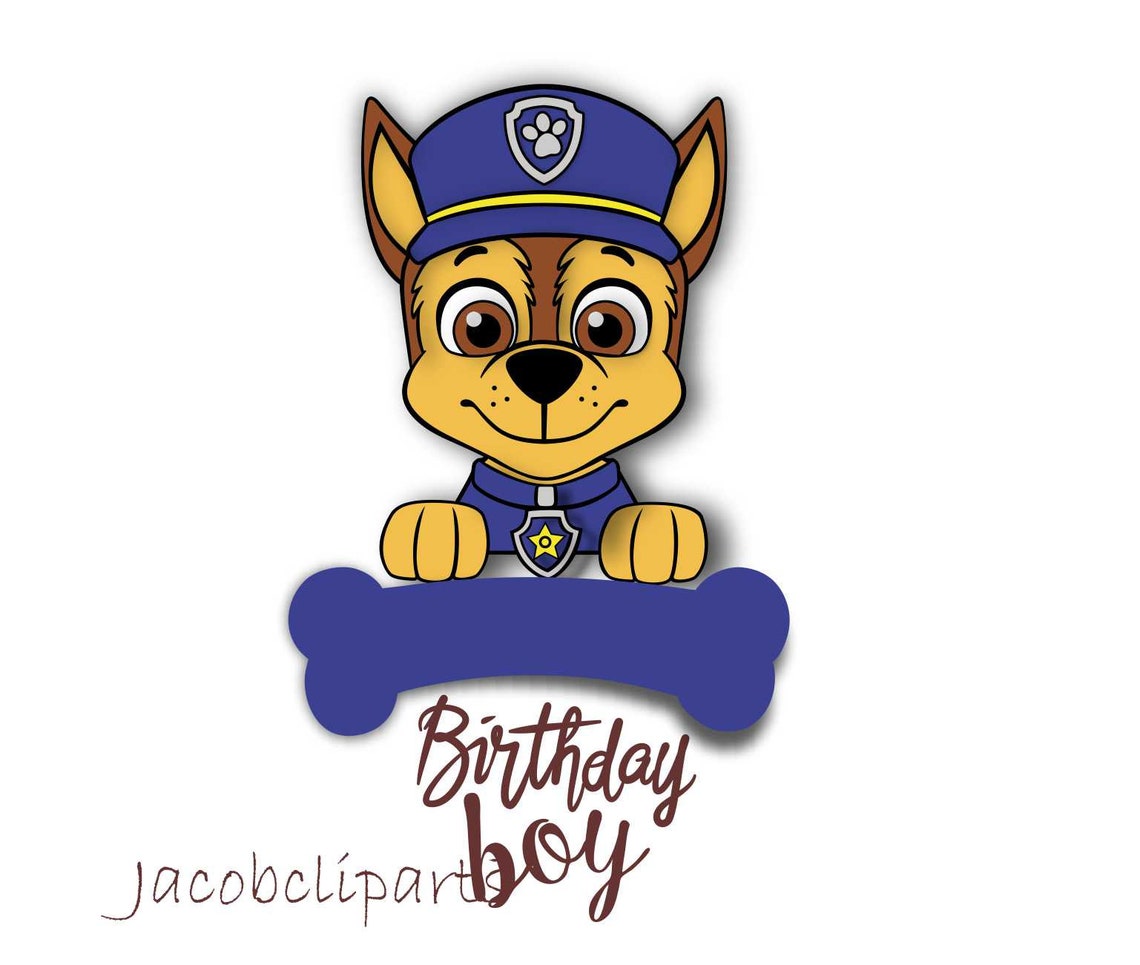 Chase Paw Patrol Birthday Birthday Boy Chase Birthday Boy | Etsy