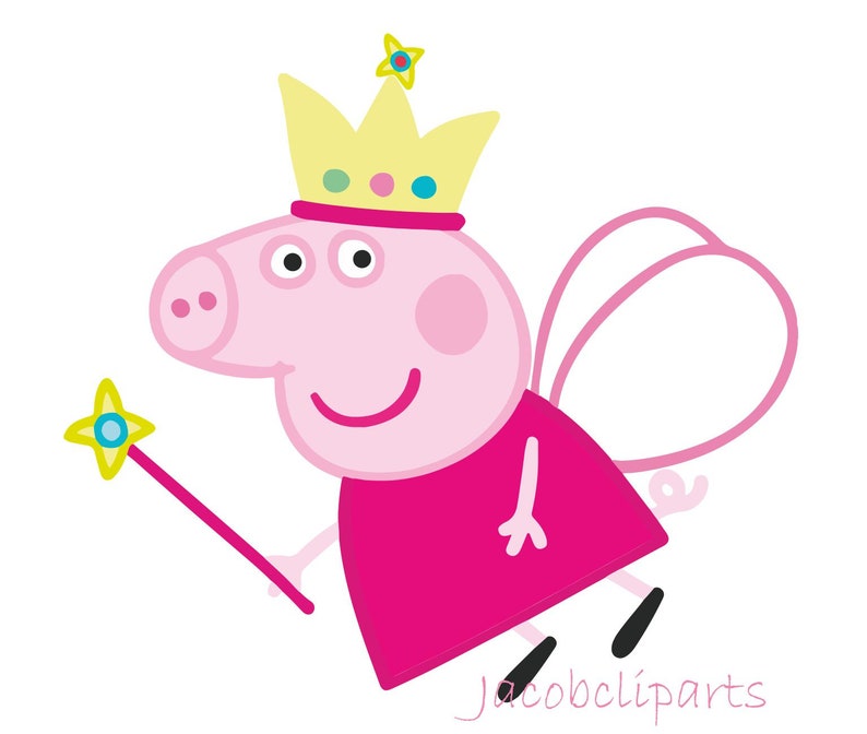 Princess Peppa Pig Tutu Dress Peppa Pig SvgPeppa Pig | Etsy