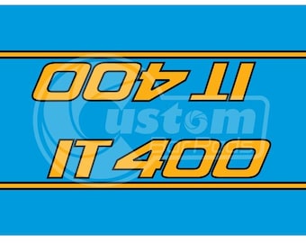 Yamaha IT 400 Crossbar Pad - Blue
