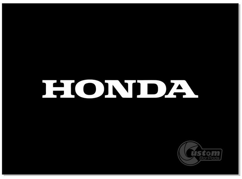 May include: A white Honda logo on a black background.