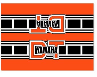 Yamaha DT Racing Stripe Crossbar Pad