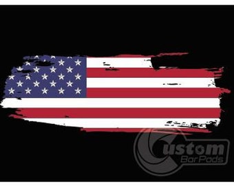 Torn American Flag Crossbar Pad