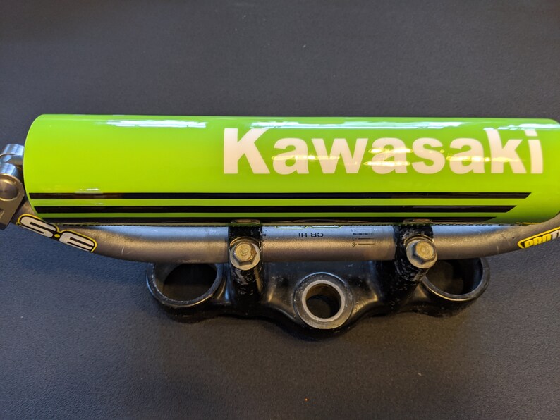 Kawasaki Crossbar Pad Black Stripe Etsy
