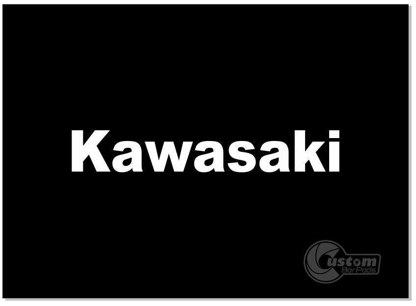 Kawasaki Vintage Crossbar Pad Black Etsy