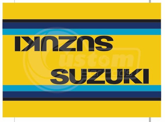 Suzuki Vintage Crossbar Pad - Etsy
