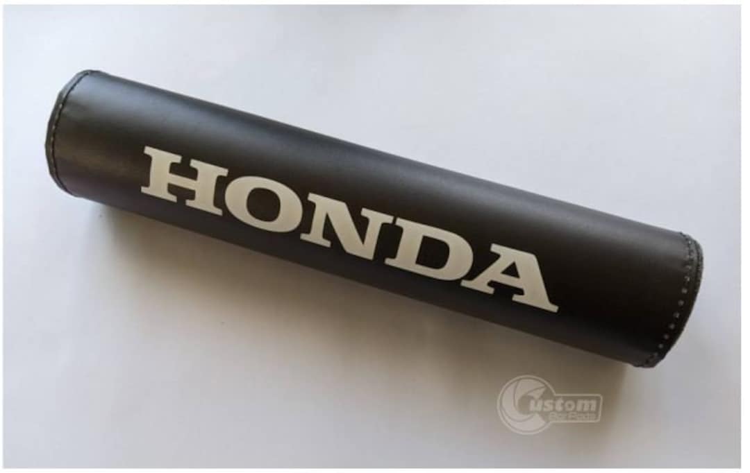 Honda Vintage Crossbar Pad Black Etsy