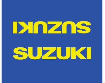 Suzuki Vintage Design Crossbar Pad - Blue