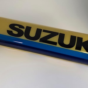 Suzuki Vintage Crossbar Pad Black - Etsy