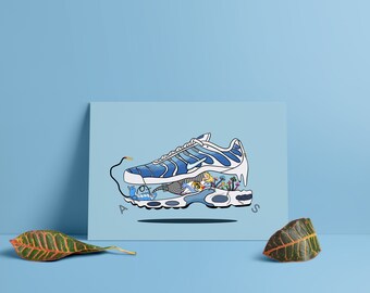 battle blue nike tn