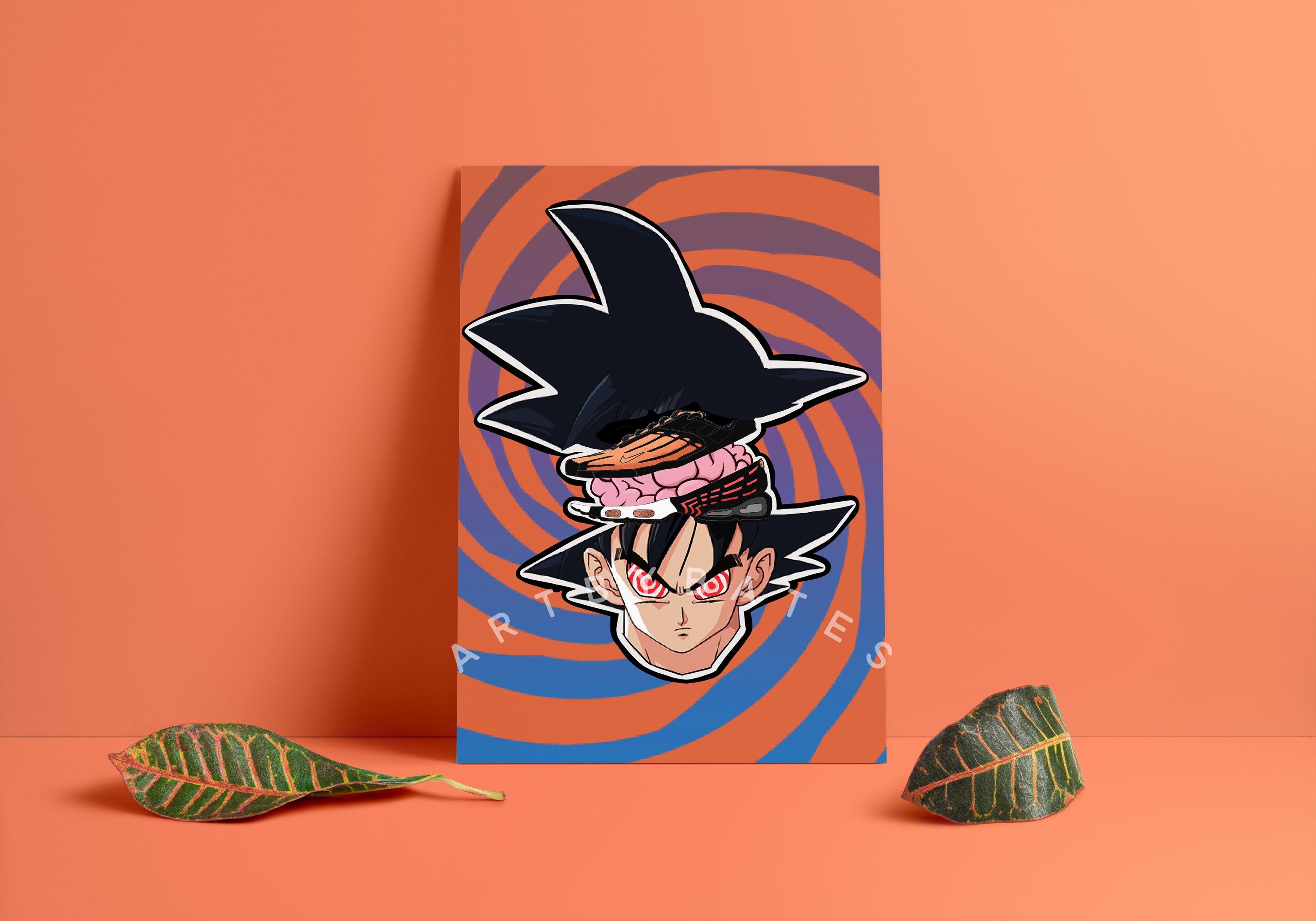 Goku nike Etsy