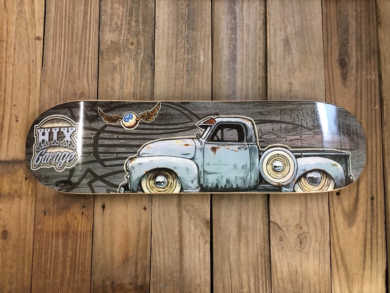 1954 Chevrolet truck skateboard heat pressed printed zdjęcie 1