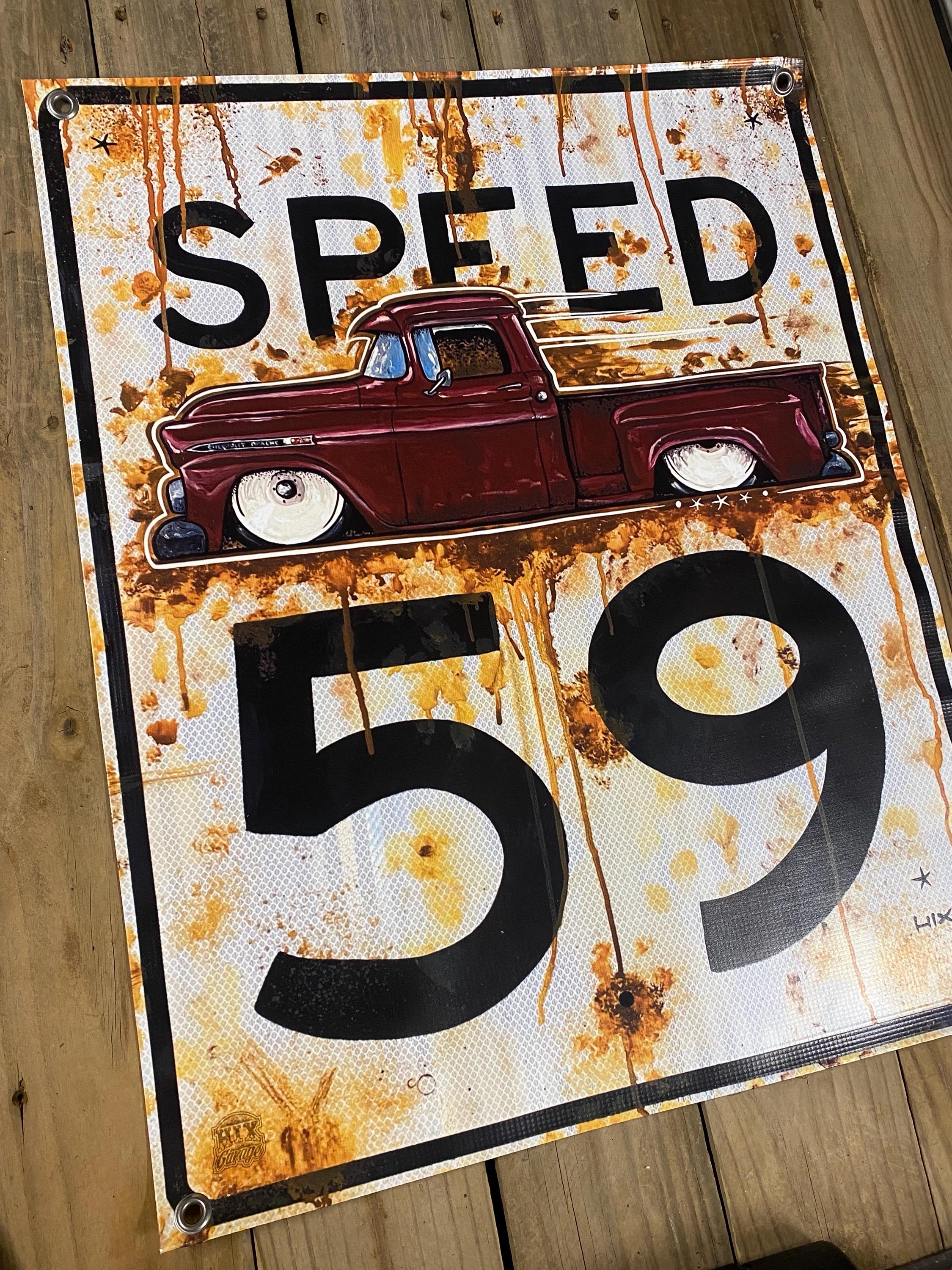 Banner 59 Apache Speed 24”x30” Hixgarage - Etsy