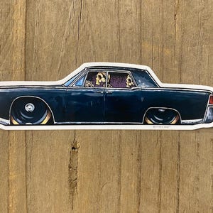 デカール - 63 リンカーン ビニールデカール 光沢ステッカー オリジナルアート 米国送料無料