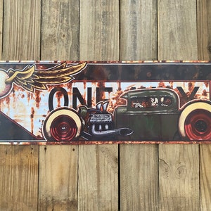 Banner ONE WAY Skeleton coupe 1’x3’ hixgarage