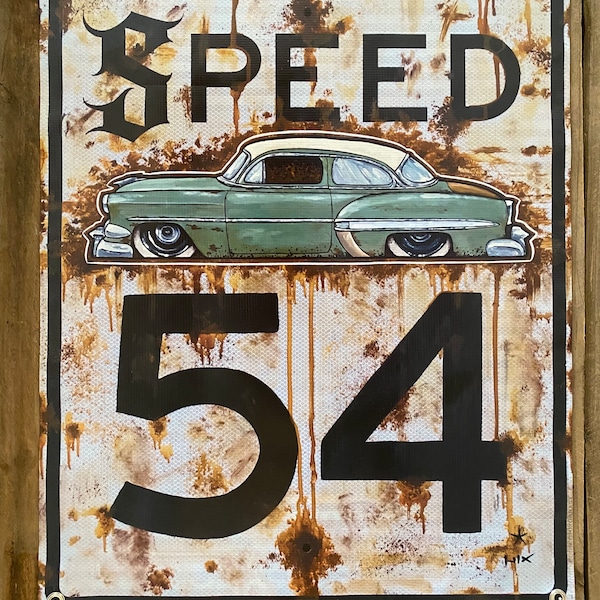 Banner Speed 54 24”x30”  hixgarage