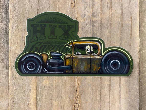 ★ Garage Art Early Ford V8 Garage Personalized Art Print Car Hot Street
