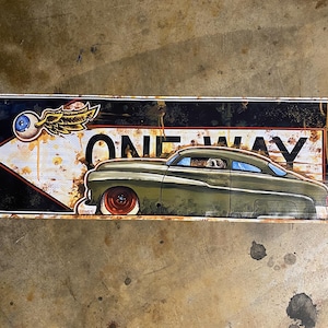 Banner 49 Merc one way 1’x3’ hixgarage