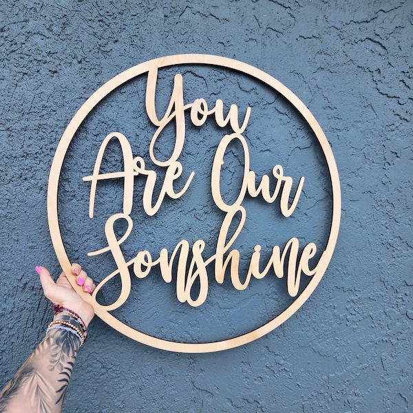 You are our sonshine Wood Sign Baby shower Decorations Rainbow Baby Shower Sunshine Decorations Backdrop Sign Nursery Sign Above Crib