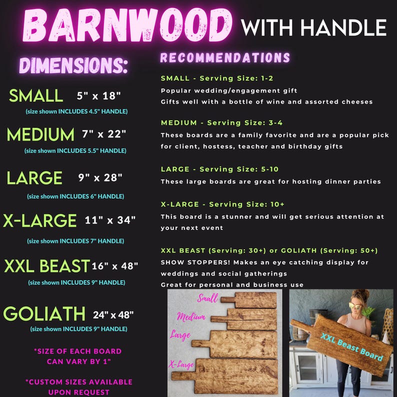 Barnwood with Handle
