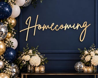 Homecoming Dance Sign: School Homecoming Decorations | HOCO Dance Backdrop and Party Decor