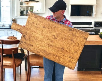 Regalo per la festa: tagliere di salumi enorme / vassoio da portata gigante / tagliere di carne personalizzato / grande tagliere di formaggi per antipasti