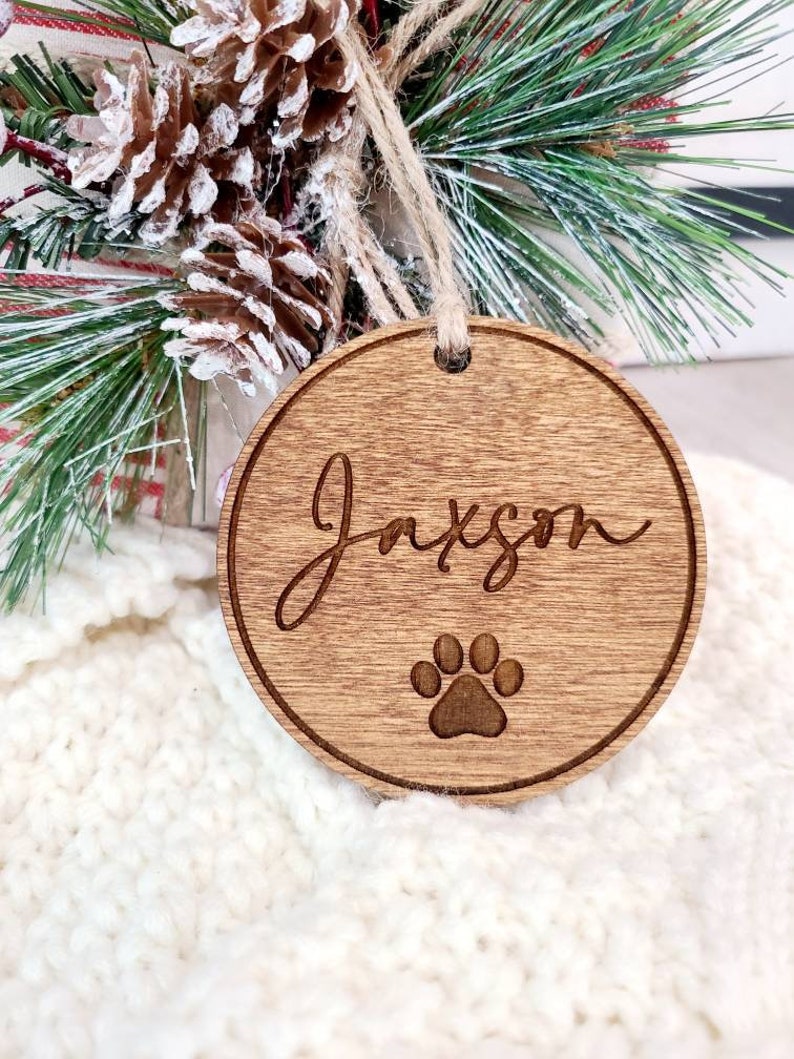 Engraved Christmas Stocking Name Tags Holiday Gift Tags Etsy