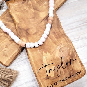 Custom Home Coordinates Cutting Board: Engraved Charcuterie Board | Personalized Housewarming Gift | Closing or Wedding Gift | Anniversary