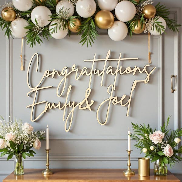 Congratulations Sign - Etsy