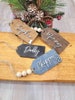 Personalized Christmas Stocking Tags, Stocking Name Tags, Wooden Gift Tags, Personalized Wooden Tags, Wooden Signs 