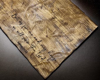 Christliches Geschenk: Benutzerdefinierte Bibel-Vers-Tafel | Weihnachtsgeschenk | Schneidebrett | Personalisierte Charcuterie Board