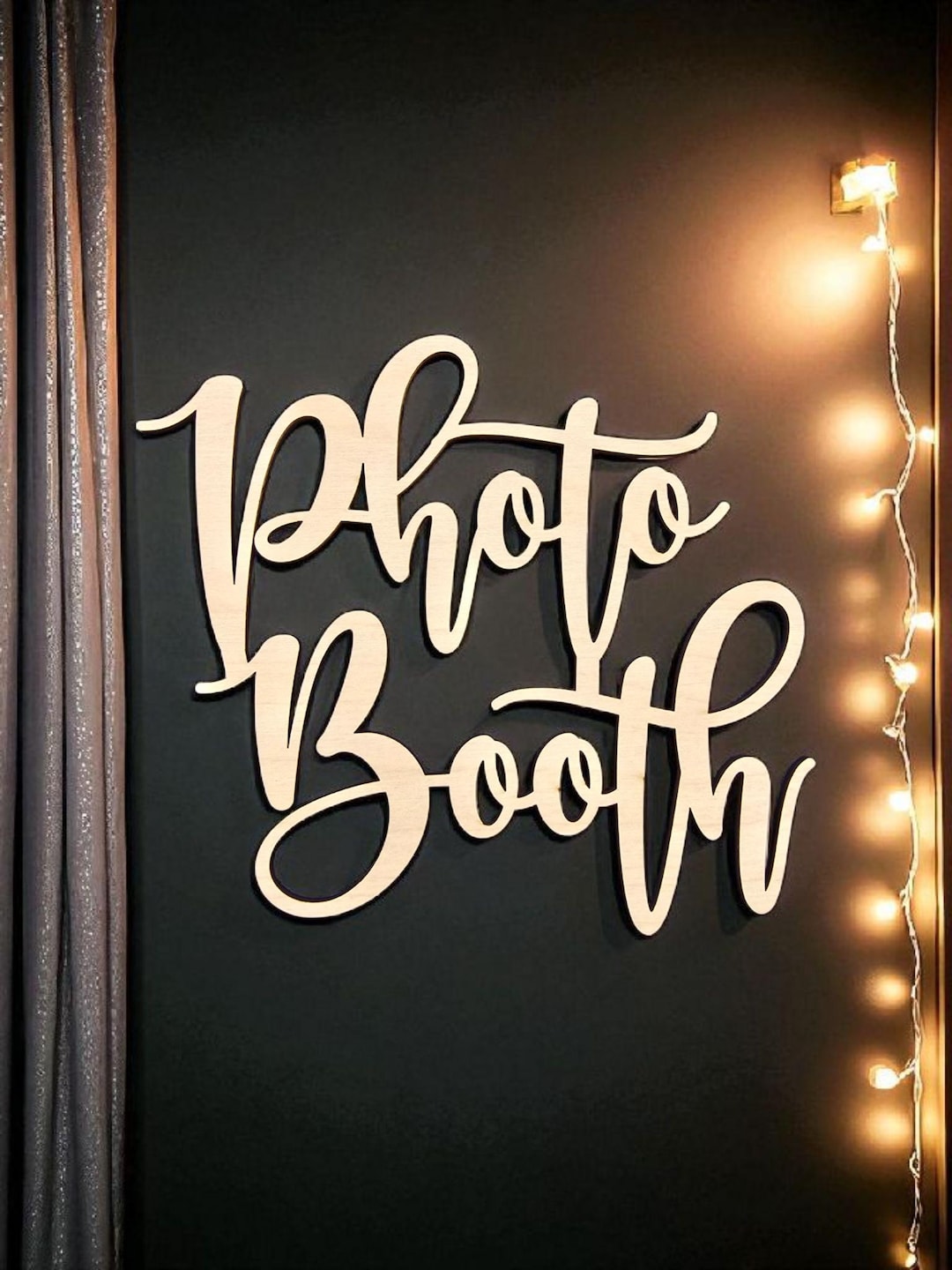 Photo Set Up Sign Custom Photo Booth Sign: Personalized Event Sign, Wedding Party Decor ...