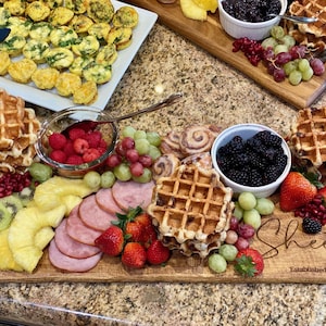 Personalized Charcuterie Board: Hostess Gift | Rustic Cutting Board | Cheese Board | Farmhouse & Antique Decor image 11