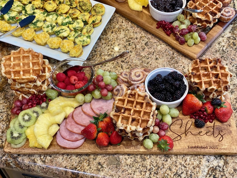 Personalized Charcuterie Board: Hostess Gift | Rustic Cutting Board | Cheese Board | Farmhouse & Antique Decor image 11