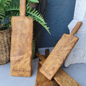 Custom Charcuterie Board with Handle  Personalized Christmas Gift Dessert Platter  Decorative Cookie Display