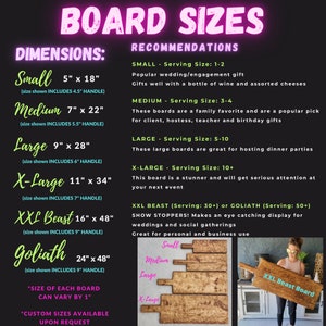 Extra Large Personalized Charcuterie Board, XXL Grazing Table Board, Meat & Cheese Board, Wedding Platter Buffet Board, Huge Appetizer Board image 2