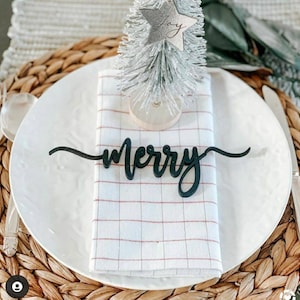 Christmas Plate Ornament, Laser Cut Winter Wood Sign