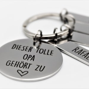 Personalisierter Schlüsselanhänger für Opa Geburtstagsgeschenk und Vatertagsgeschenk - dieser tolle Opa