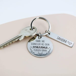Guardian Angel Ride - gepersonaliseerd cadeau - verjaardagscadeau - sleutelhanger