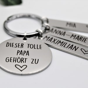 Keychain personalized for dad