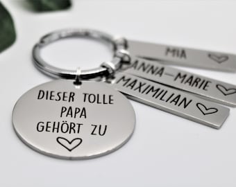 Keychain personalized for dad