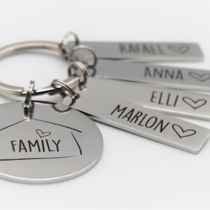 Keychain Family Gift - Family - Personalized Gift