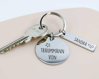 Traummann von - Schlüsselanhänger personalisiert