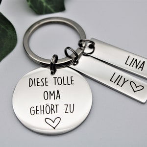 Keychain personalized for great grandma